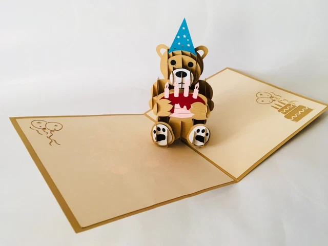 Biglietto Di Auguri 3D Pop-up A Forma Di Treno A Vapore – Fatto A Mano In Carta Italiana, Regalo Per Appassionati Di Ferrovie