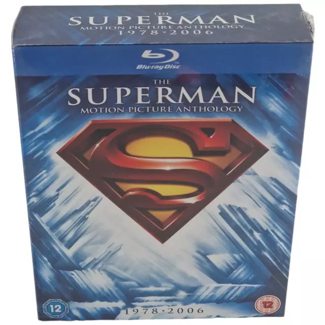 Superman L'Anthologie Des Folien 5 Filme Digipack Blu-Ray Region Free Neu 201