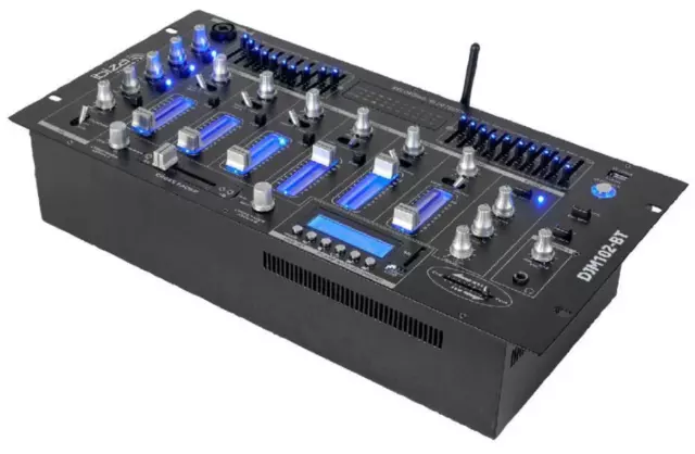 6 Canal Dj Mixer Micro / Ligne / USB/BT - DJM102-BT