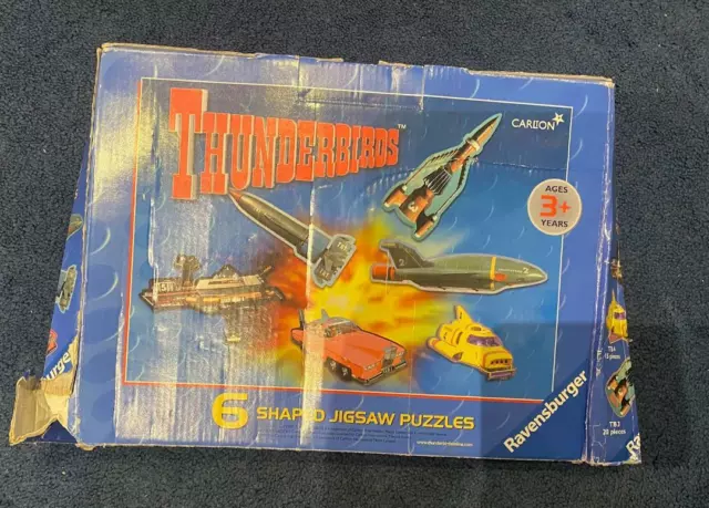 Thunderbirds 6 Shaped Children's Jigsaw Puzzles Gerry Anderson