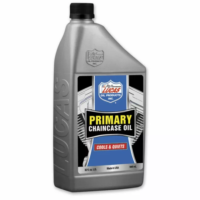 Lucas Oil 10790 Primary Chain Case Oil - 1qt Harley Davidson V Twin Engines