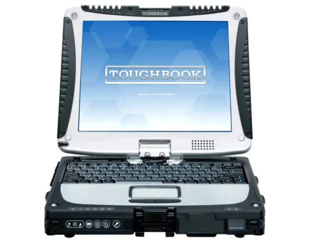 Panasonic Toughbook CF-19 Rugged Diagnostic Tablet/Laptop GPS 4g Dual P/Supply  