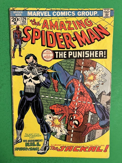Amazing Spiderman #129 1st Appearance of the Punisher VG/FN 🕷️🔥