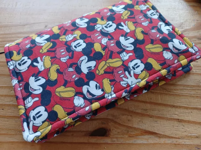 Buchhülle, Buchumschlag Etui, Einband - Motiv Mickey Mouse