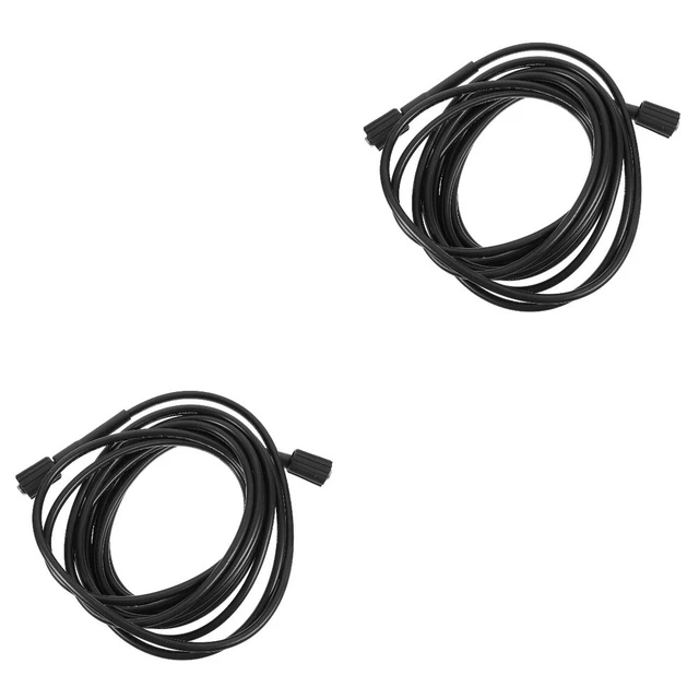 2pcs Kink Free Pressure Washer Hose Wear-Resistant Cleaning Hose for Car Garden