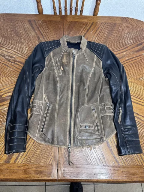 HARLEY DAVIDSON Women’s Size Large Distressed Leather Jacket