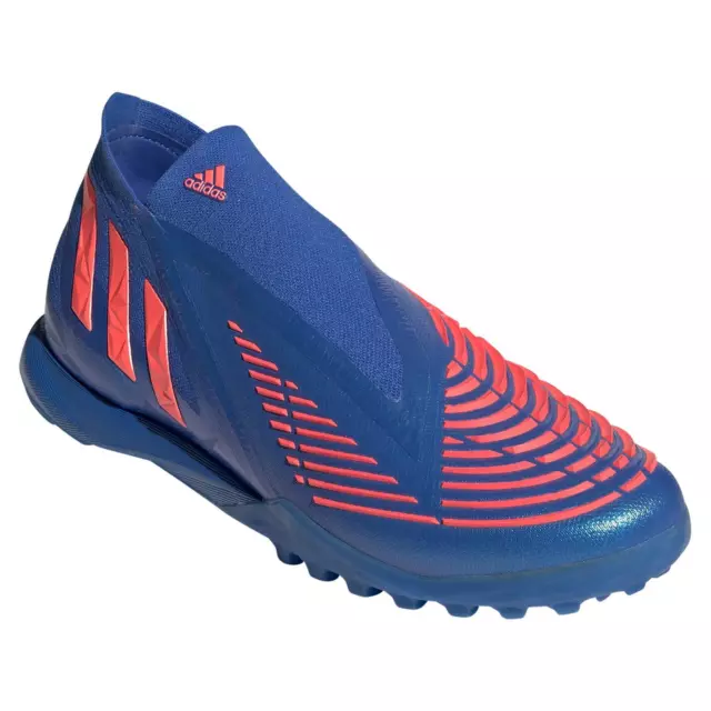 Adidas HERREN Predator EDGE.1 Tf Stiefel Stollenschuhe Blau Fußball Training Neu