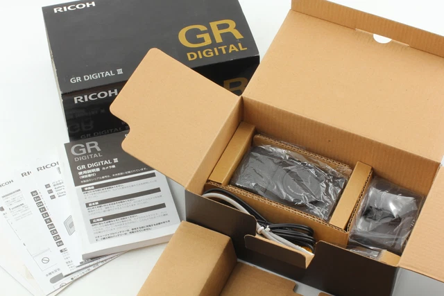 [N MINT+++ In Box] Ricoh GR Digital III 10.0MP Black Compact Camera From JAPAN
