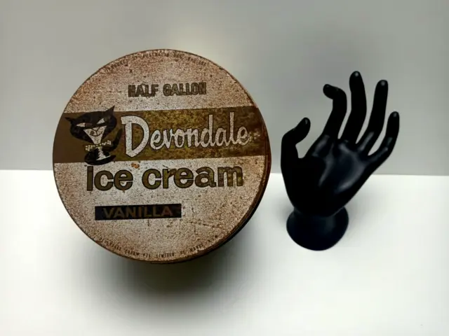 Vintage Devondale Ice Cream Tin - Half Gallon - Vanilla - Australian Made