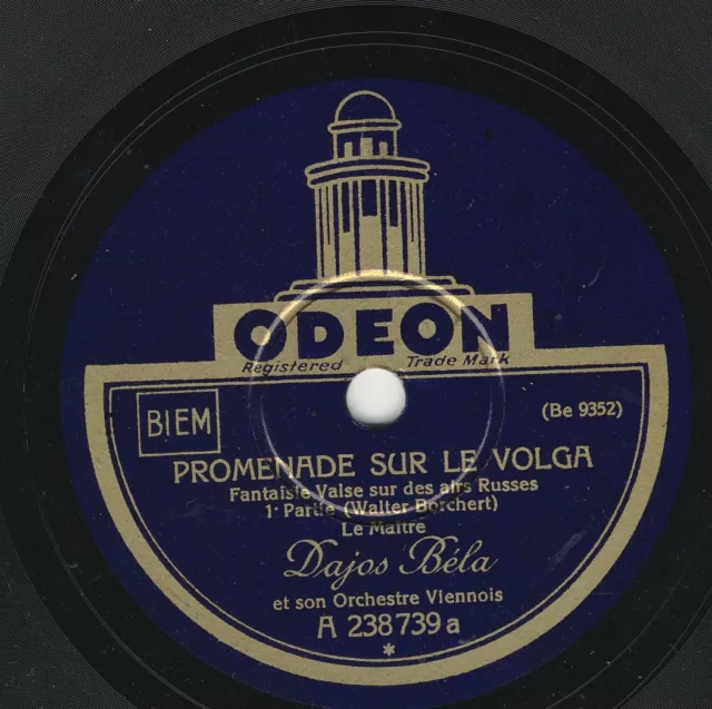 Dajos Béla: Promenade auf der Wolga   Russische Walzer - Phantasie 78 rpm