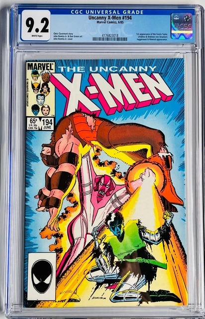Uncanny X-men #194 CGC 9.2 1st Appearance of The Fenris Twins-Juggernaut Appears