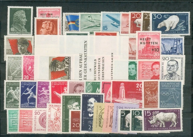 Aus Sammlung DDR  Jahrgang 1956 ** kpl.