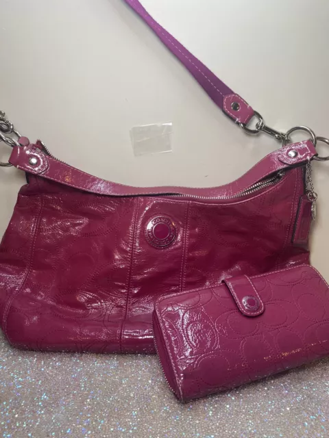 Coach Legacy 724-3710 Deep Burgundy Satchel Dr bag style handbag