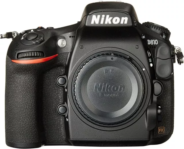 New Unopened Nikon D810 36.3MP DSLR Camera - Black (Body Only)