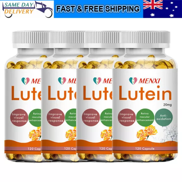 Eye Health Supplement, Lutein and Zeaxanthin, Vision Health, Eye Strain Support