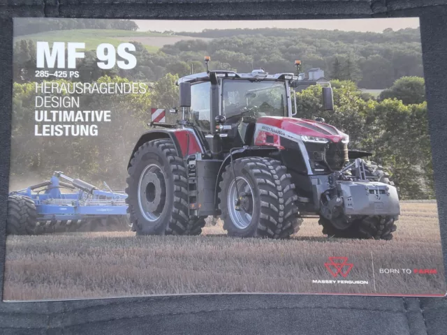 MASSEY FERGUSON MF 9S Traktoren Prospekt ( Auktion 331 )