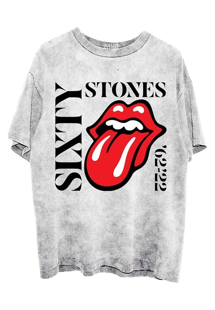 THE ROLLING STONES T Shirt Steel Wheels Band Logo Nue Ufficiale Uomo - Foto 6