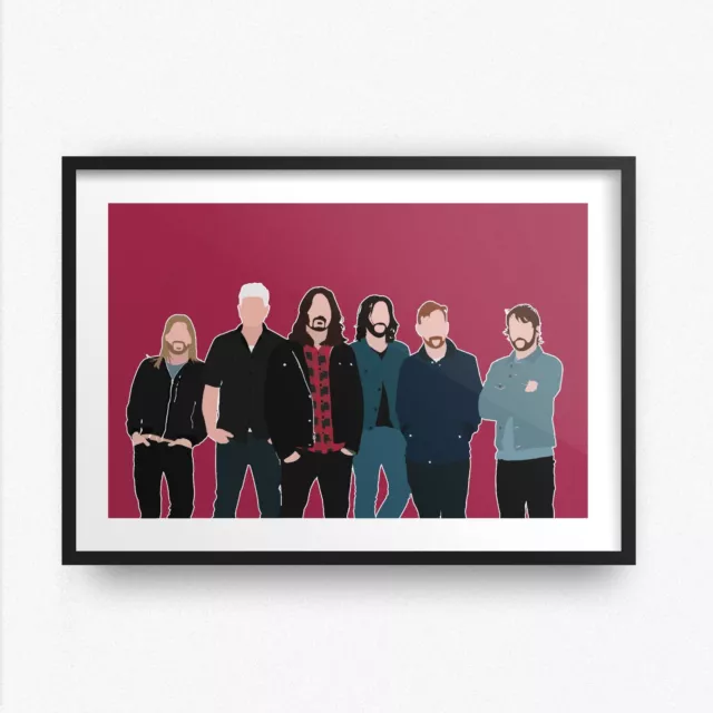 Foo Fighters INSPIRED WALL ART Print / Poster A4 A3 dave grohl everlong rock