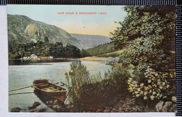 Postcard Nab Scar And Grasmere Lake