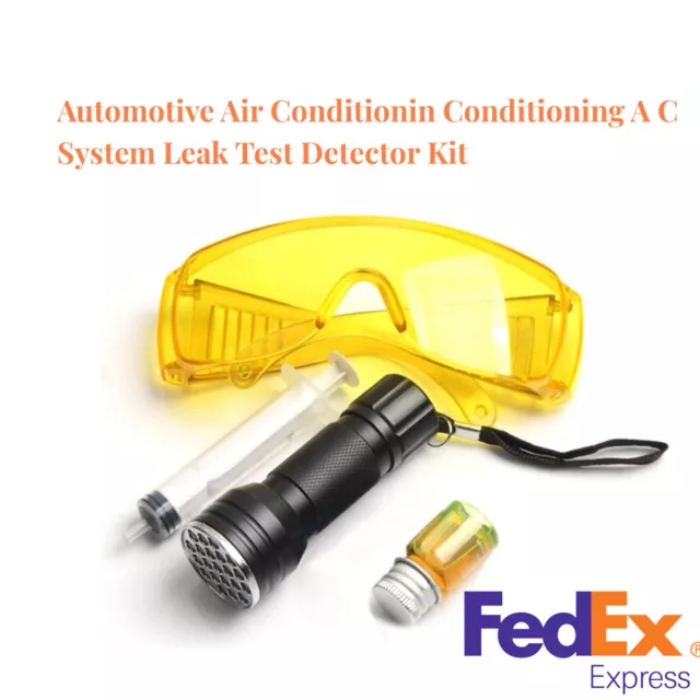 Automotive Air Conditionin Conditioning A C System Leak Test Detector Kit 21 LED