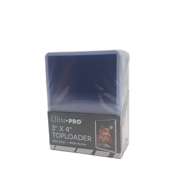 Hockey Card Sleeves 25 Ultra-Pro Standard Toploaders - Hard Plastic Card  Holders For Trading Cards 25 Pack Toploads