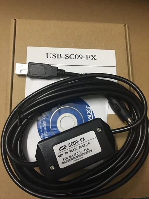 Câble De Programmation USB-SC09-FX Pour Automates Mitsubishi MELSEC - Connexion USB Vers RS422