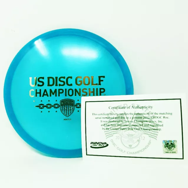 Roc CH 181g CFR 2012 USDGC COA San Marino Mold NEW Innova PRIME Disc Golf Rare