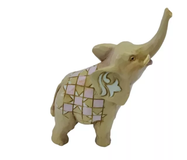 Heartwood Creek by Jim Shore Elephant Mini Figurine 4055059 Raised Trunk