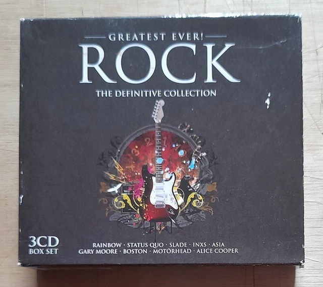 GREATEST EVER! ROCK THE DEFINITIVE COLLECTION 3xCD Box set see description