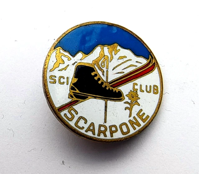 DISTINTIVO MONTAGNA SPILLA Alpin Badge Dolomiten Abzeichen Alte