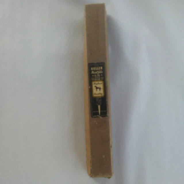 4 vintage Heller Nucut square  bastard file "unused" old stock. USA