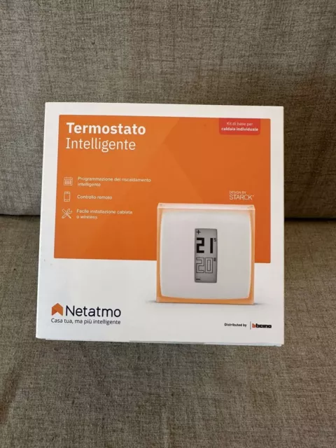 NETATMO NTH01-IT-EC TERMOSTATO Wifi Intelligente per Caldaia