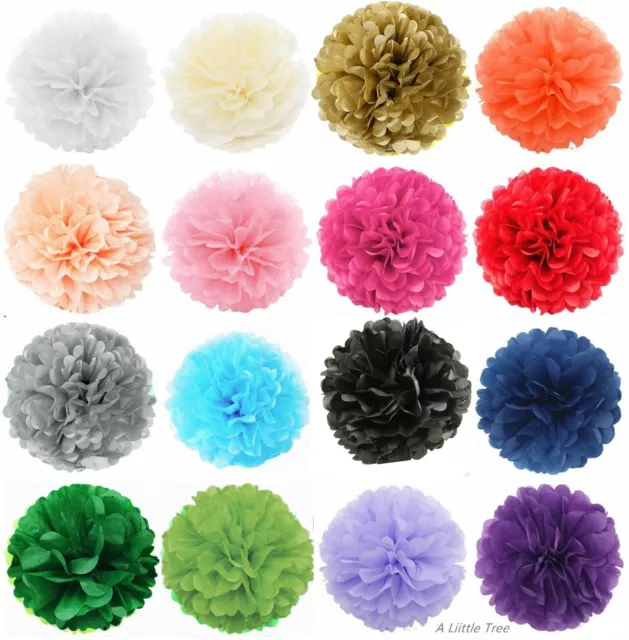 Stoff Papier Bommel Bommel Bommel Blumenkugeln flauschig Hochzeit Party Dekorationen 2