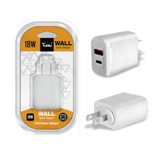 18W Fast Wall AC Home Charger for Amazon Kindle Fire HD 10 (9th Generation 2019)