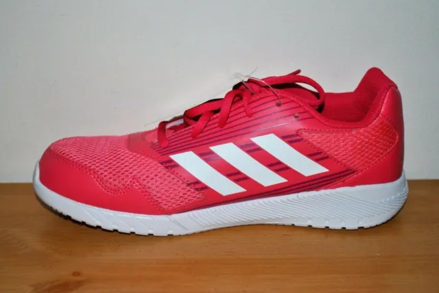 adidas Girls' AltaRun Real Pink/White/Vivid Berry Running Shoes - Size 6.5 Youth