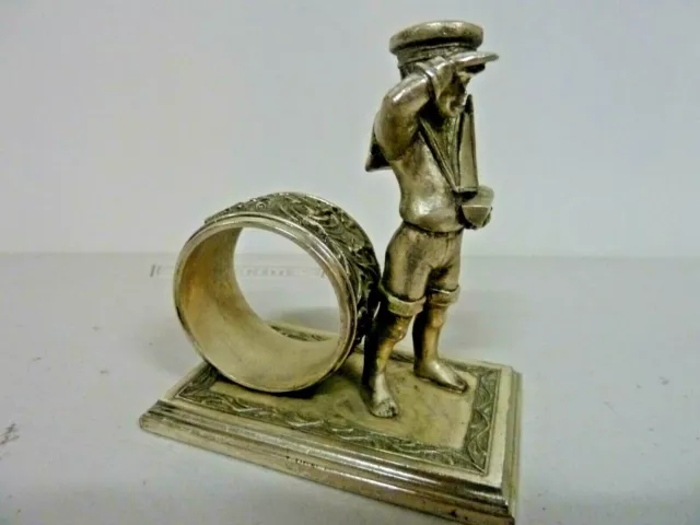 1979 Lance "CHILDREN AT PLAY" Sculpted Silverplate Limited Edition Napkin Rings