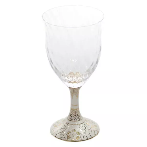 Wine Glass Kutani-yaki Glass Good Design Award Kutani Japanese Glass Tessen