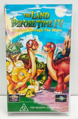 VINTAGE VHS - THE LAND BEFORE TIME IV Journey Through The Mists Video ...