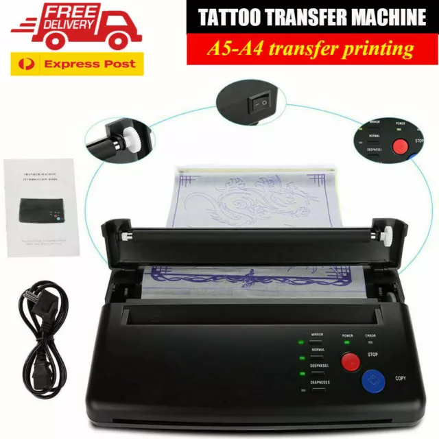 Tattoo Stencil Transfer Machine A5 A4 Copier Printer Thermal Maker / 10PC Paper