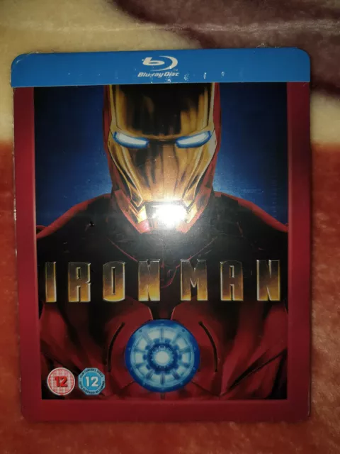 Iron Man Blu-Ray SteelBook Play.com  Region Free.New & Sealed -- Rare.