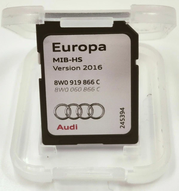GENUINE AUDI MIB-HS 2024 SAT NAV Navigation SD Card 8W0060866CP £77.96 - UK