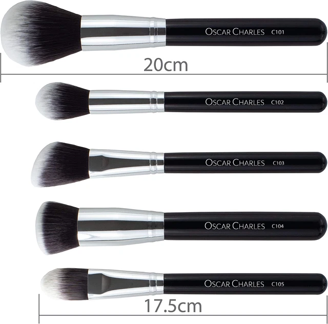 17 Pezzi: Set Di Pennelli per Trucco Professionale Con Frullatore Di Bellezza E 3