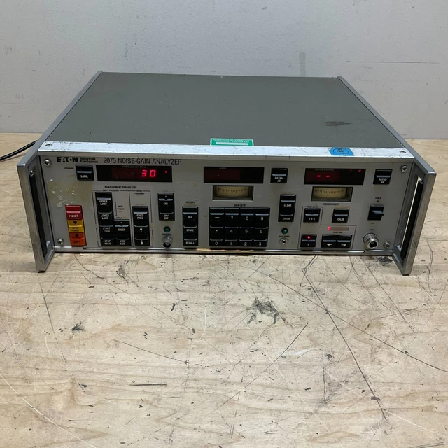 Eaton 2075 Noise-Gain Analyzer Tested And Working