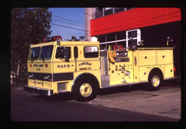 Perth Amboy NJ 1983 Seagrave pumper Fire Apparatus Slide