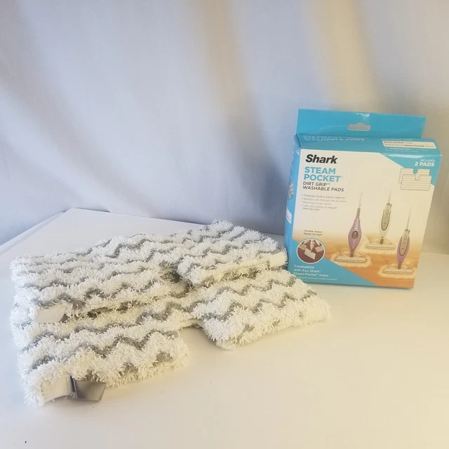 NOB 2 Shark Steam Pocket Mop Pads - Washable * Reusable