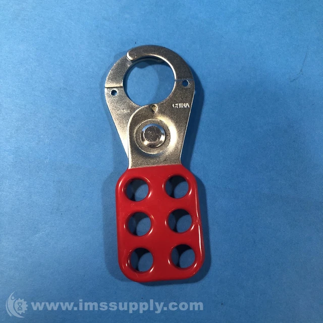 LOCKOUT TAGOUT HASP With Vinyl-coated Handle, Red FNIP $5.75 - PicClick