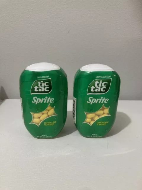 Sprite Tic Tac 3.4oz Lemon Lime Flavored Limited Edition Tic Tacs