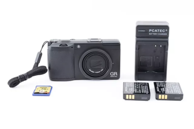 RICOH GR DIGITAL II 10.1MP(shutter count 3843) w/16GB Card [Exc++] #825A
