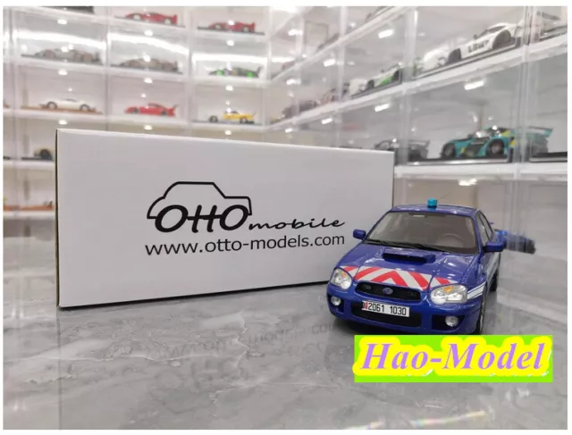 OTTO 1/18 SUBARU IMPREZA STI WRX Resin Diecast Model Car Hobby Gifts Collection