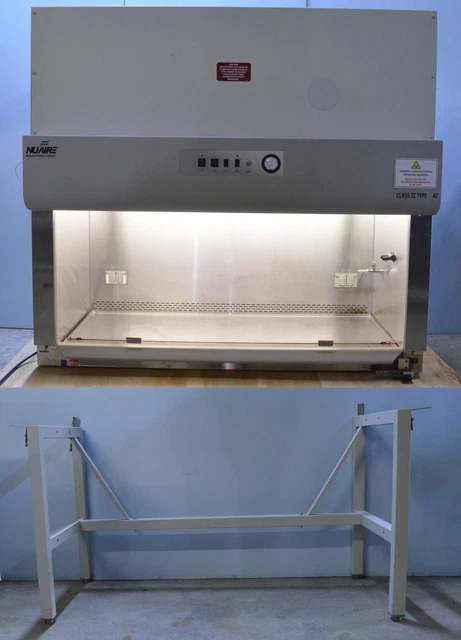 Nuaire NU-425-500-SP 5' Class II Type A2 Biological Safety Cabinet UV w/ Stand